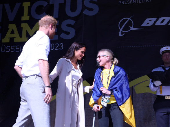 Invictus Games: нагороду Юлії Паєвській вручили Гаррі та Меган Маркл