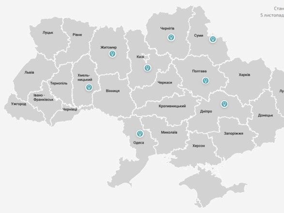 Через негоду знеструмлені майже три сотні населених пунктів у восьми областях — ДСНС