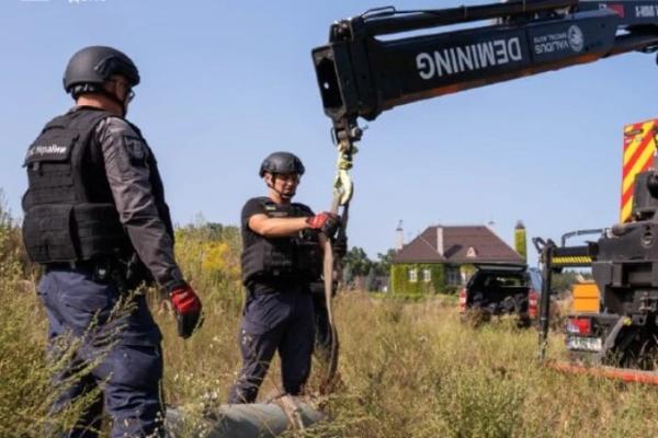 На Київщині знищено залишки ворожих ракет Х-101 (фото)