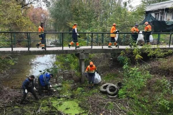 Комунальники врятували столичну річку