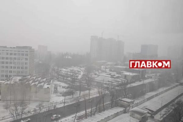У Києві почалася завірюха. Оголошено І рівень небезпеки