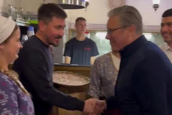 Кір Стармер у Києві відвідав ресторан кримськотатарської кухні: що замовив політик 