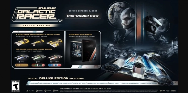 Star Wars: Galactic Racer: дата виходу випадково з'явилася в Steam 4