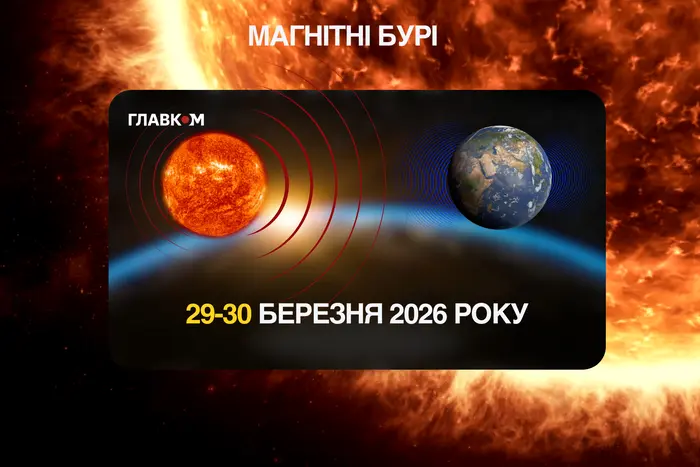 Магнітні бурі: прогноз на 29-30 березня 2026 року