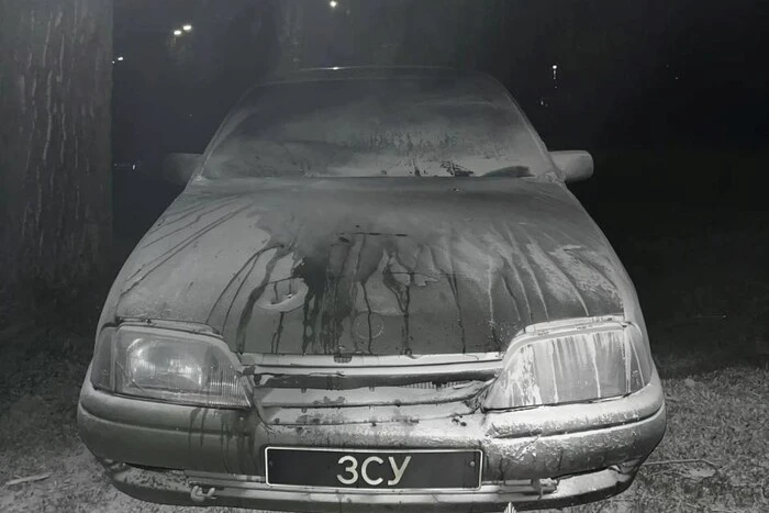 Підпал авто бійця Третього армійського корпусу у столиці: поліція затримала зловмисника