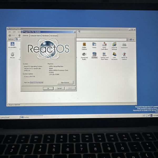 Головна 138 ReactOS опанувала ARM: операційна система, що відтворює Windows NT, отримала…