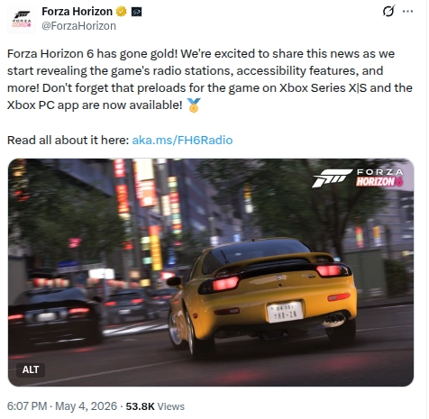 Forza Horizon 6 пішла на золото передзавантаження вже доступне 4
