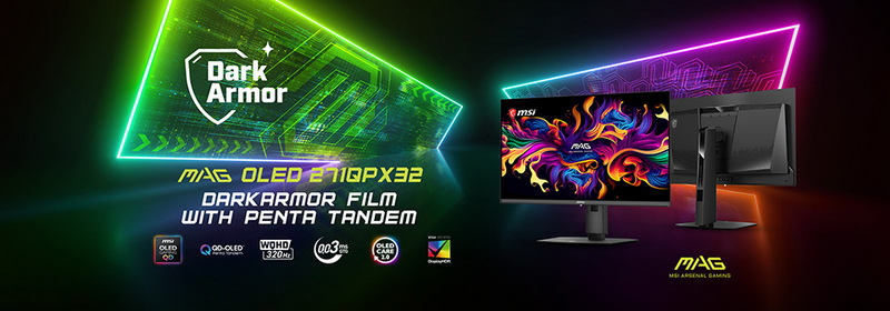 MSI розкриває потужність QD-OLED: новий ігровий монітор 320 Гц вже тут