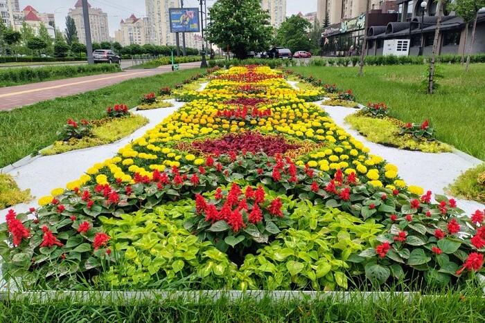 Головна 93 Квіткова візитівка країни: до Дня вишиванки київські ландшафтні дизайнери створили…