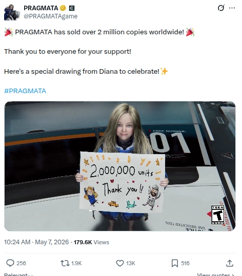 Pragmata: Діана розчулила спільноту, подякувавши за 2 млн проданих копій 4