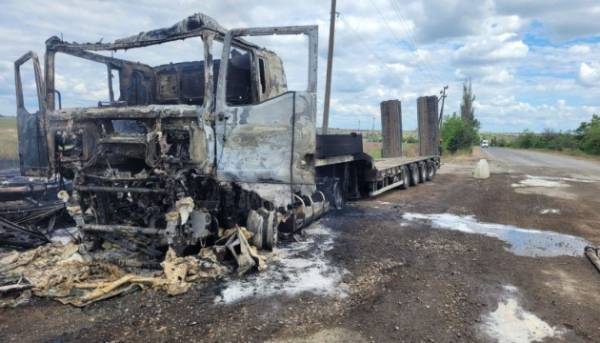 Безпілотник ліквідував 10 одиниць техніки на будівельному майданчику