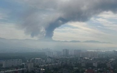 Головна 121 Нафтобазу “Грушова” в Новоросійську масовано атакували безпілотники — кадри