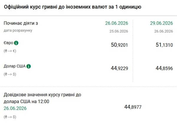 Долар знижується, євро зростає: Національний банк встановив курс гривні на 29 червня 4