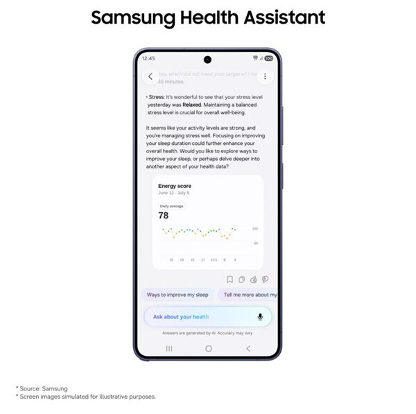 Samsung Health Assistant: Ваш персональний ШІ-помічник для всіх питань про здоров’я