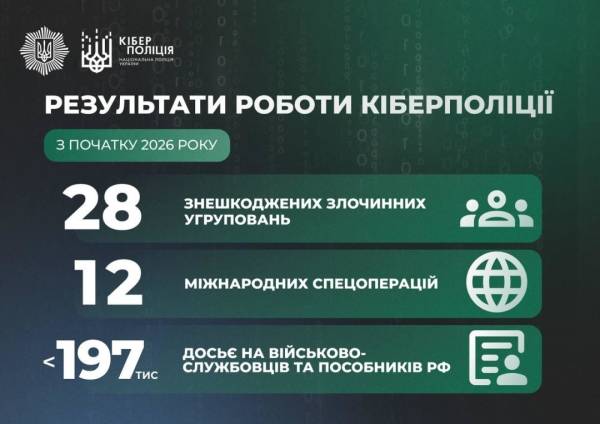Кіберполіція ліквідувала 28 кримінальних мереж цього року. 4