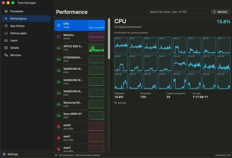 Експерт Microsoft створив потужний аналог "Диспетчера завдань" для macOS 6