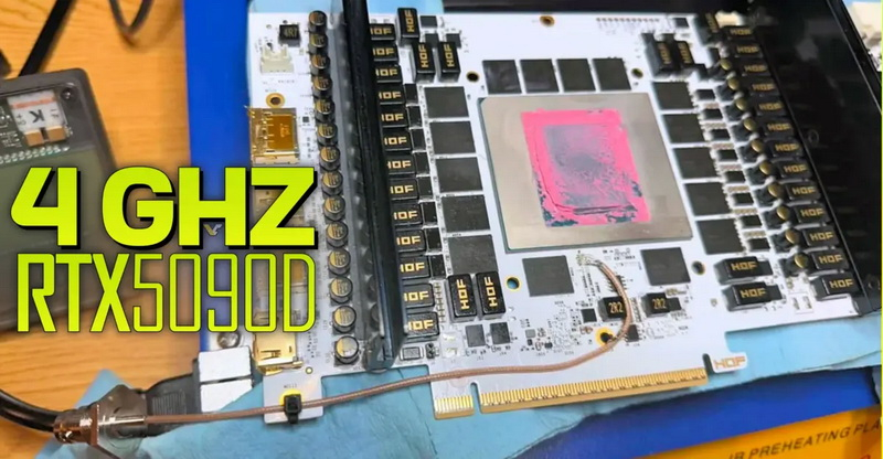 Головна 139 GeForce RTX 5090D: GPU Blackwell вперше здолала рубіж 4 ГГц