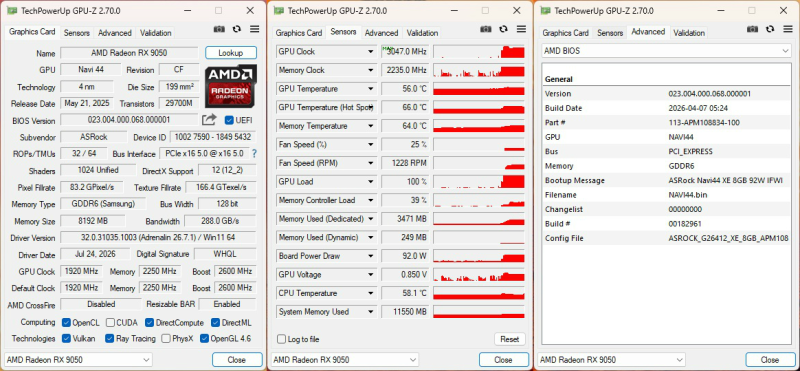  Специфікації GPU-Z