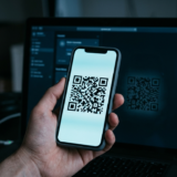 QR-код для прив'язки пристрою на екрані смартфона — фішингова схема з підробкою WhatsApp