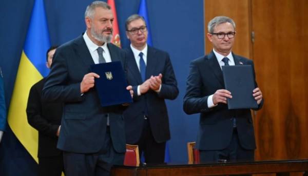 Україна та Сербія досягли угоди про співпрацю.