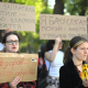 Протестувальники негативно сприйняли звістку про те, що Хмару призначили очільником Міністерства оборони. 16