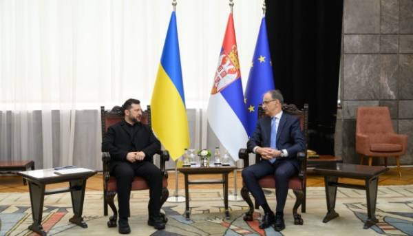 Головна 80 Зеленський провів переговори з сербським прем’єр-міністром щодо впровадження господарських ініціатив