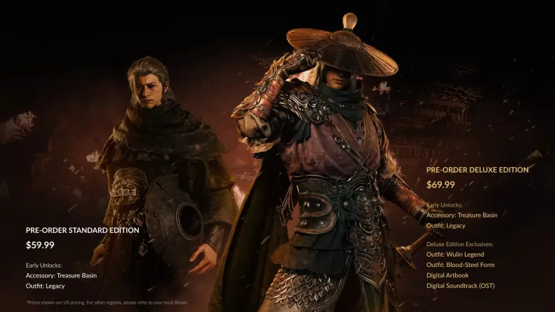 Phantom Blade Zero: 11-хвилинний трейлер на старті передзамовлень викликає захват гравців. 4 Бонус за передзамовлення: образ «Спадщина» та аксесуар «Чаша скарбів»
