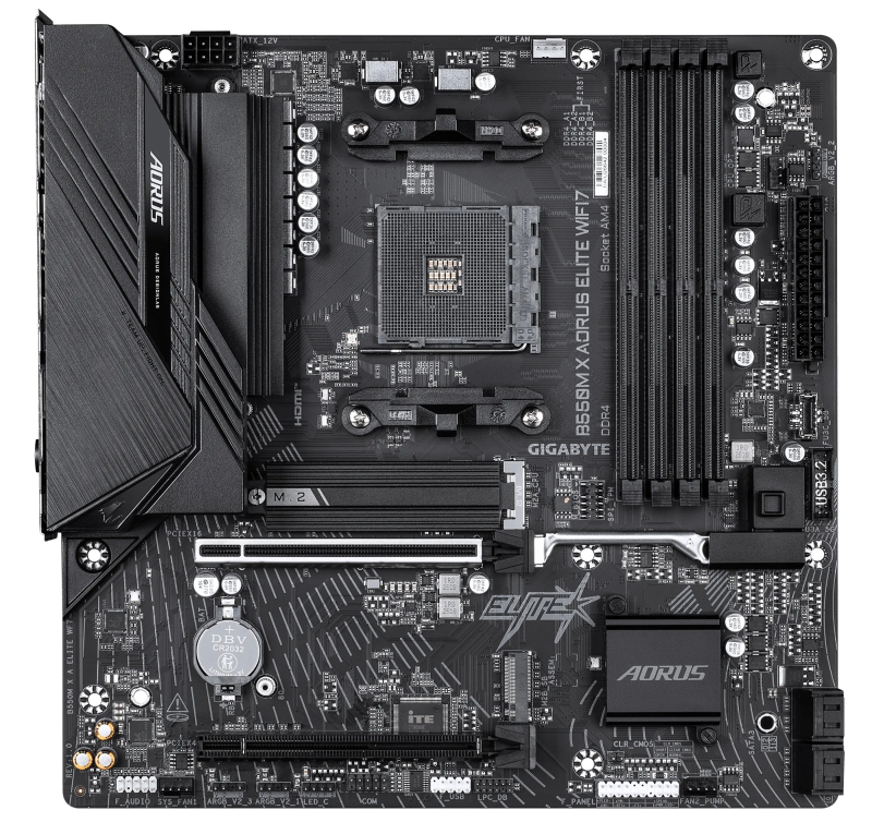 Деталі материнської плати B550M X Aorus Elite WIFI7