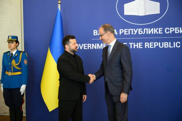 Зеленський провів переговори з сербським прем'єр-міністром щодо впровадження господарських ініціатив 4 Зеленський провів переговори з сербським прем'єр-міністром щодо впровадження господарських ініціатив 4