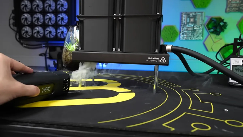 Метрова 3D-друкована труба охолодила Ryzen 7 9800X3D на 19 °C без жодного вентилятора 2