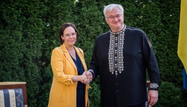 До столиці України приїхала голова зовнішньополітичного відомства Швеції
