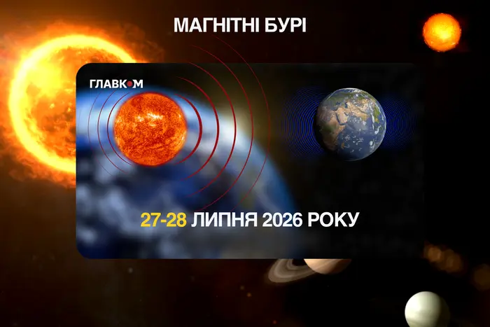 Головна 143 Прогноз магнітних бур на 27-28 липня 2026 року