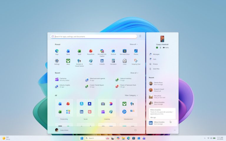 Microsoft тестує розширені сповіщення з Android на Windows 21