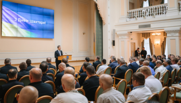 Кірш вручив нагороди працівникам вугільної промисловості з нагоди Свята гірника