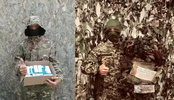 Волонтери забезпечили захисників Херсонщини тактичними аптечками і бандажами 5 Військові отримують тактичні аптечки та бандажі від благодійників на Херсонщині 1