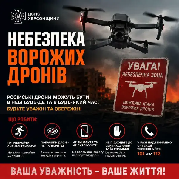 Як уберегтися від ворожих дронів: детальна інструкція