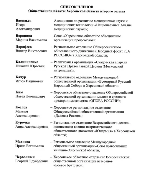 Сальдо створив “Громадську палату” на Херсонщині