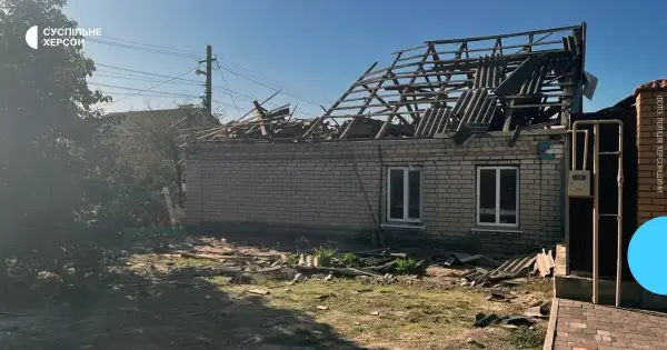 Жінка поранена через обстріл Нововоронцовки на Херсонщині
